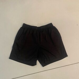 Head Black Athletic Shorts Lightweight Elastic Waist
